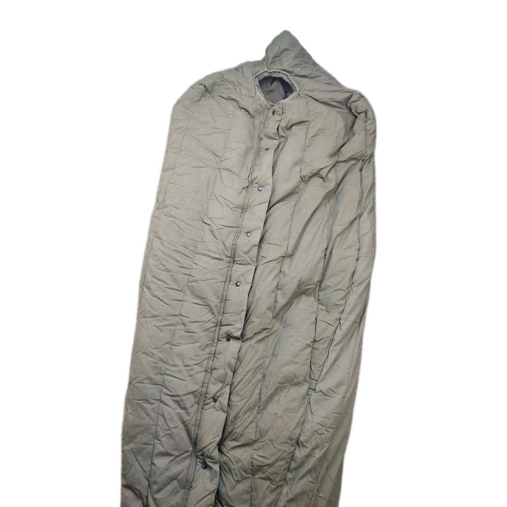 VTG US Military Extreme Cold Weather Mummy Sleeping Bag W/Hood. No Bag Down/Poly